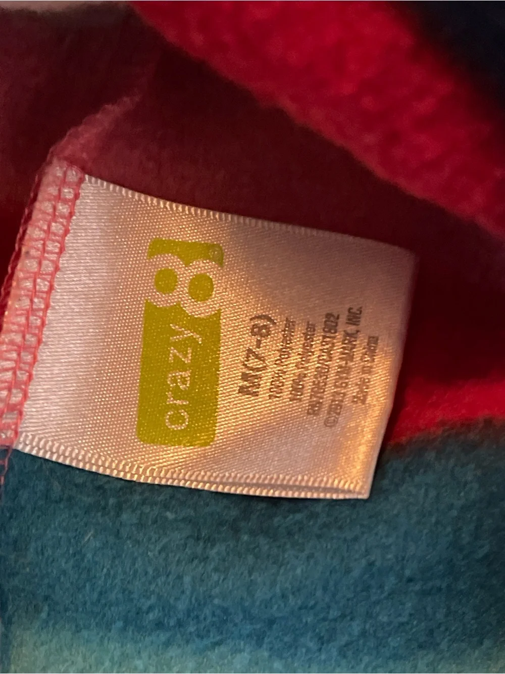 Crazy 8 fleece hat